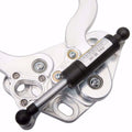 1969-1972 Cutlass Hood Hinge Kit - Solid Frame - Fiberglass - Natural