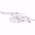 1966-1967 GTO Hood Hinge Kit - Air Frame - Fiberglass - Natural