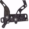 1971-1976 Caprice/Impala, 1973-1977 Chevelle/Cutlass/Monte Carlo Hood Hinge Kit - Air Frame - Steel - Black