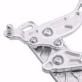 1971-1976 Caprice/Impala, 1973-1977 Chevelle/Cutlass/Monte Carlo Hood Hinge Kit - Air Frame - Steel - Natural