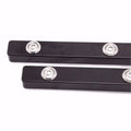 1965-1970 Charger Trunk Hinge Kit - Fiberglass - Black