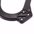 1965-1970 Charger Trunk Hinge Kit - Steel - Black