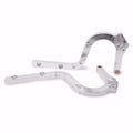 1965-1970 Charger Trunk Hinge Kit - Fiberglass - Natural