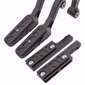 1973-1977 Chevelle Trunk Hinge Kit - Fiberglass - Black