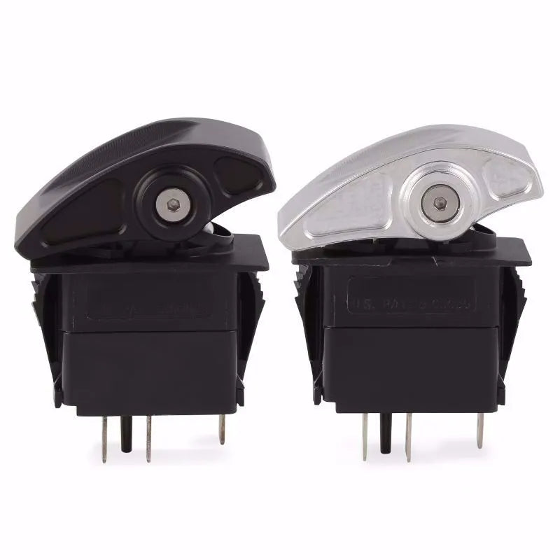 Universal Rocker Switch Momentary - Black