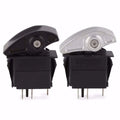 Universal Rocker Switch Momentary - Black