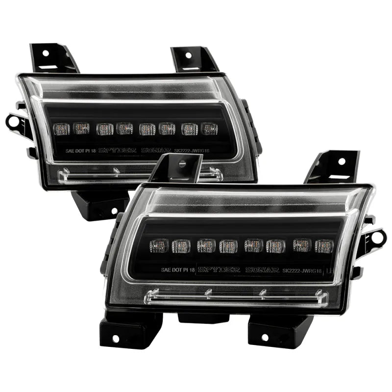 SPYDER black auto part