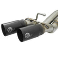 aFe cat-back exhaust close-up