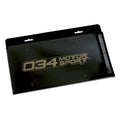 License Plate, 034, Stainless