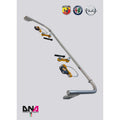 DNA Racing rear adjustable torsion bar kit
