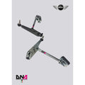 DNA Racing front adjustable suspension arms kit