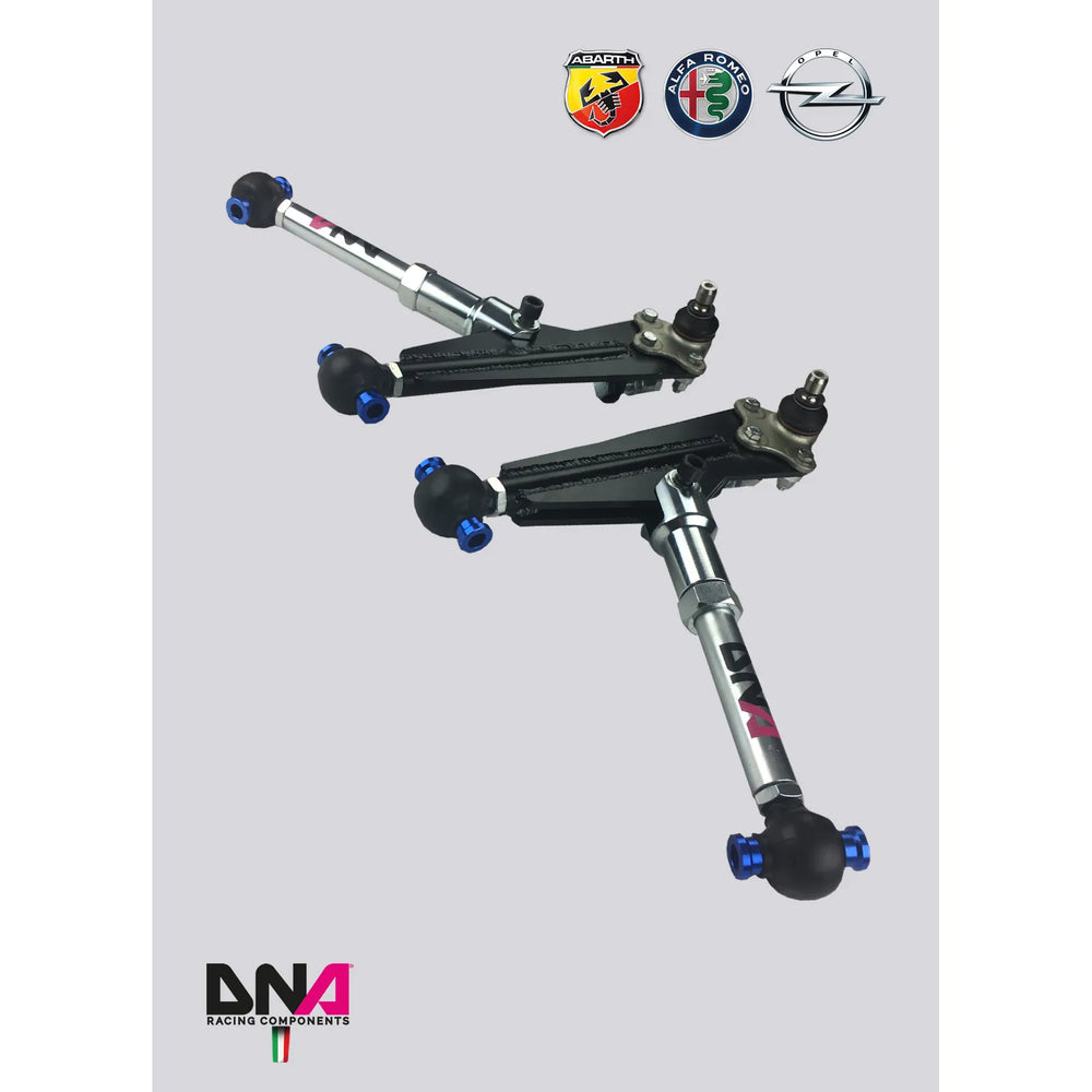 DNA Racing front adjustable suspension arms kit
