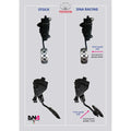 DNA Racing accelerator pedal raise and repositioning kit.