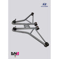 DNA Racing front suspension arms kit