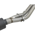 aFe cat-back exhaust close-up