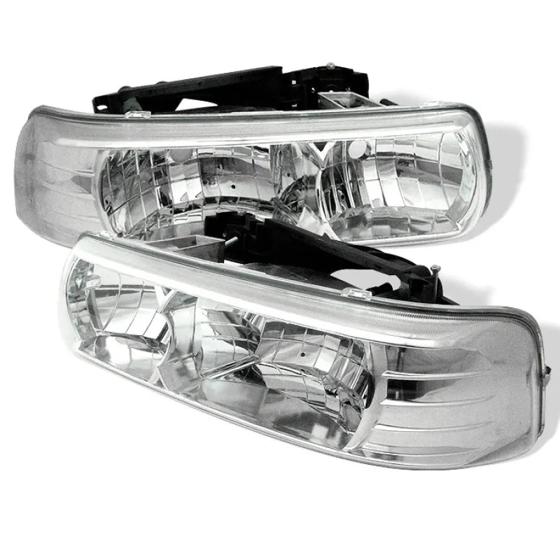 SPYDER silver headlights