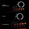 ANZO headlights close-up