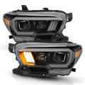 ANZO headlights close-up