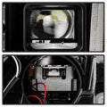 SPYDER headlights close-up