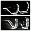 SPYDER headlights close-up