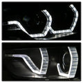 SPYDER headlights close-up