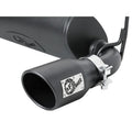 aFe cat-back exhaust detail