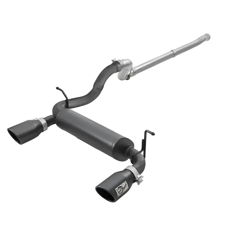 aFe black cat-back exhaust
