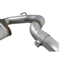 aFe cat-back exhaust detail