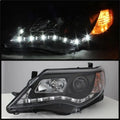 SPYDER headlights installed view