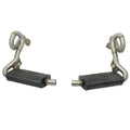 aFe cat-back exhaust close-up