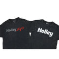 LTS HOLLEY GARMENT WASH TEE - BLACK