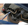 aFe axle-back exhaust installed view