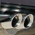 CORSA Performance cat-back exhaust installed view