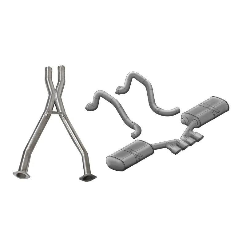 CORSA Performance polished cat-back exhaust