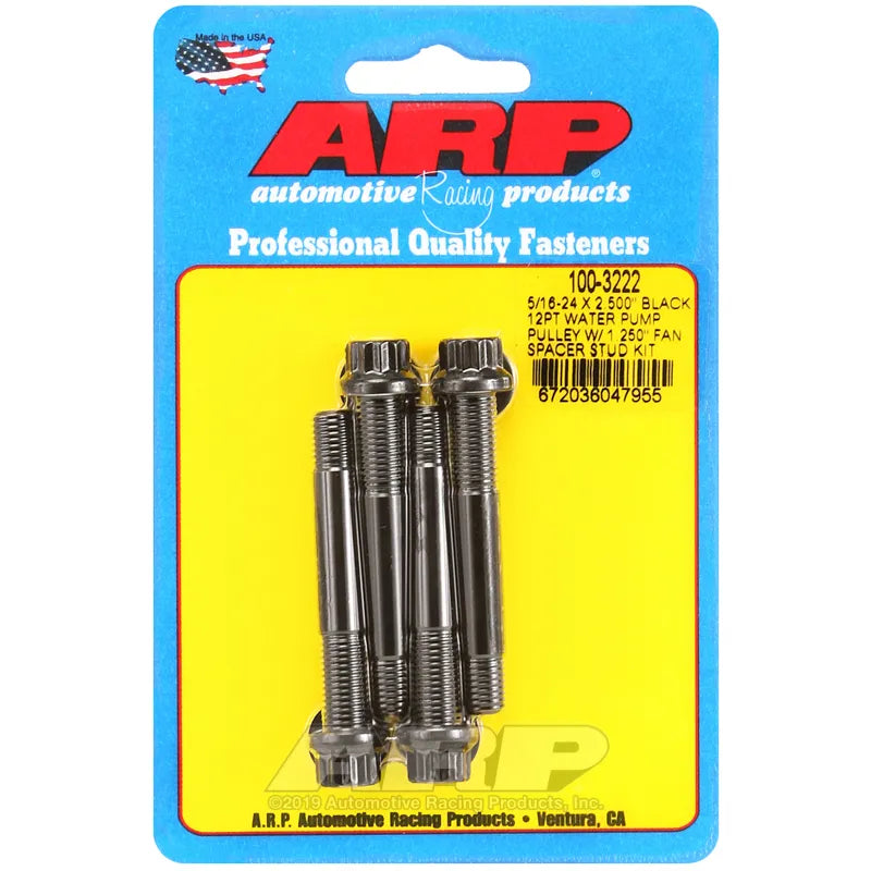 ARP black spacers