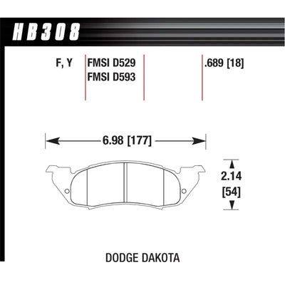 Hawk Performance auto part