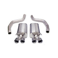 CORSA Performance polished axle-back exhaust