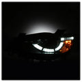SPYDER headlights close-up