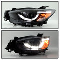 SPYDER headlights close-up