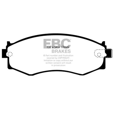 EBC red auto part
