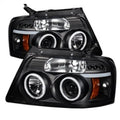 SPYDER headlights installed view