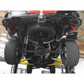 aFe cat-back exhaust installed view