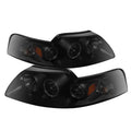 SPYDER headlights close-up