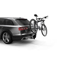Thule roof rack installed view