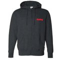 LTS HOLLEY FULL-ZIP HOODIE -CHARCOAL HE