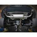 aFe axle-back exhaust close-up