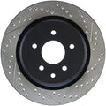 Stoptech auto part installed view