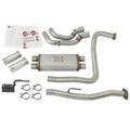 aFe cat-back exhaust installed view
