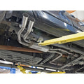 aFe cat-back exhaust installed view