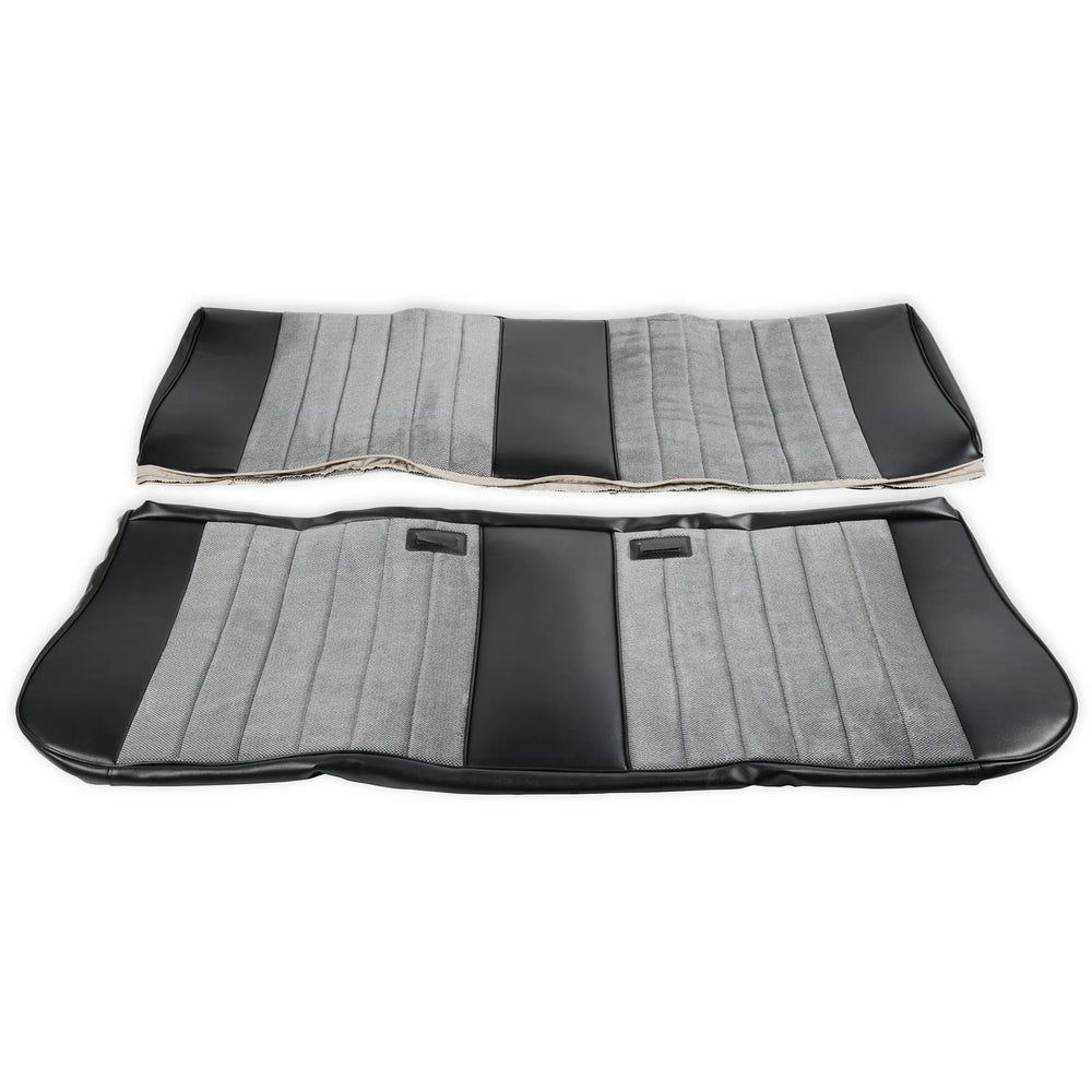1981-87 C/K STD PLEAT VNYL/CLTH BLK